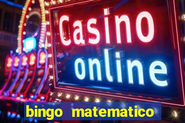 bingo matematico para ensino medio